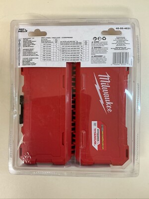 Milwaukee Shockwave 48-89-4631 Titanium Drill Bits Set - Red (Pack