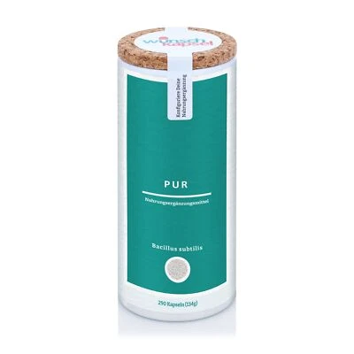 WUNSCHKAPSEL Bacillus subtilis Pur, 8 Milliarden (8 x 10^9) KbE pro Tag, 290 Kapseln