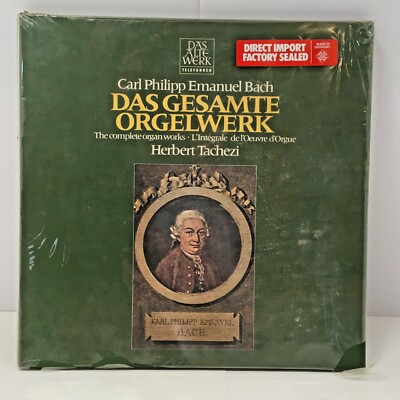 Carl Philipp Emanuel Bach - Herbert Tachezi - Das Gesamte Orgelwerk  MINT IMPORT