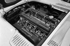 Toyota 2000 straight six engine 1968 Advertising Motor Show Car Old Photo 1