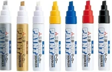 Uni-Paint PX-30 Oil-Based Bold Paint Markers, All Seven Colors