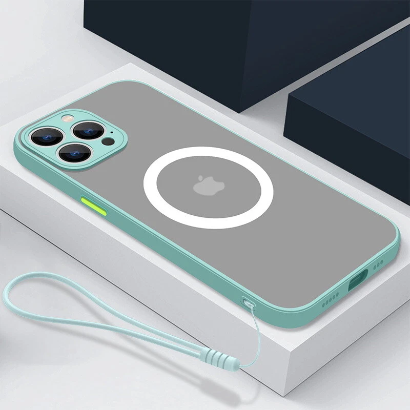 Durable MagSafe Matte Shockproof Phone Case for iPhone 15 14 Pro Max 13 12 11