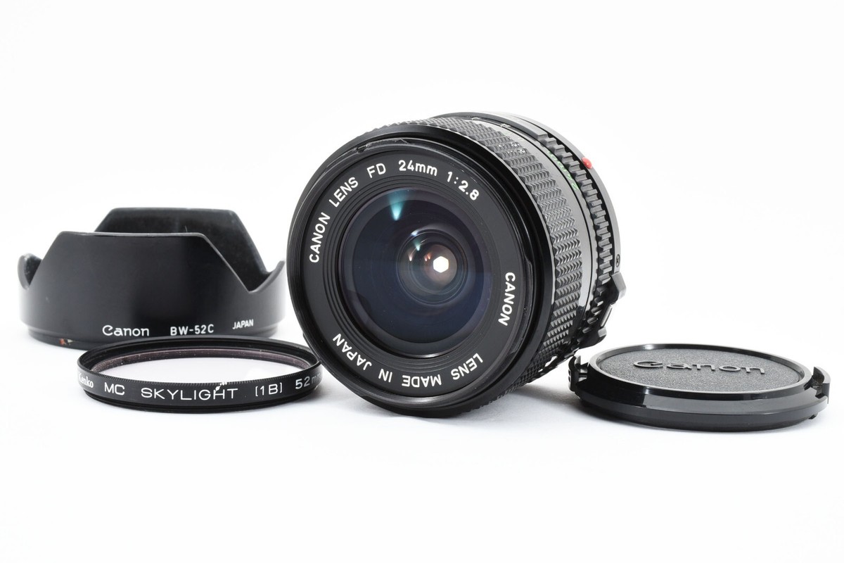 CANON LENS NEW FD 24mm F2.8 FDマウント MF Nmint] Canon New FD NFD 24mm f2.8 Wide Angle MF Lens From