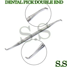 STAINLESS STEEL DENTAL PICK DOUBLE END 6-1/4" PR-281