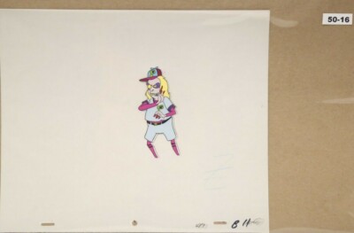 Beetlejuice Original Production Drawing And Cel 50-16 Used Cond.
