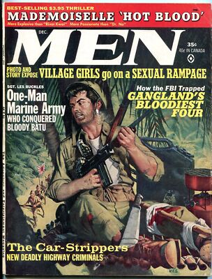 MAG: Men Magazine December 1964-CAR STRIPPERS- Al Capone - FN