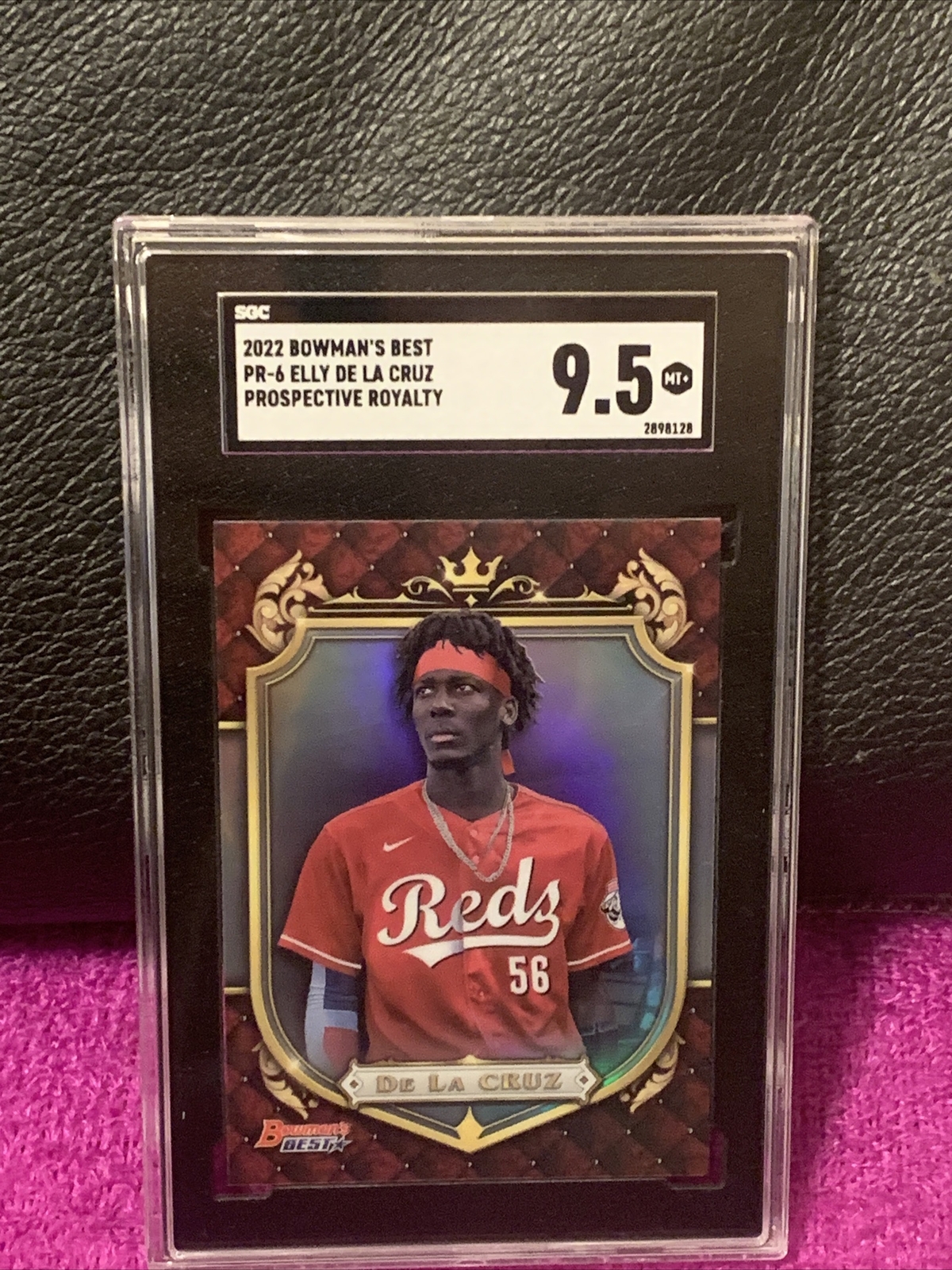 2022 BOWMAN'S BEST PROSPECTIVE ROYALTY ELLY DE LA CRUZ PR-6 SGC 9.5 REDS
