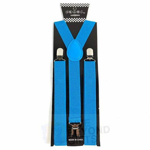 Suspender and Bow Tie Adults 42 Colors Combo Wedding Formal Wear Accessories - Picture 146 of 213