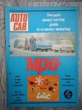 Autocar Auto Car MPG Fuel Economy Booklet Guide March 1975