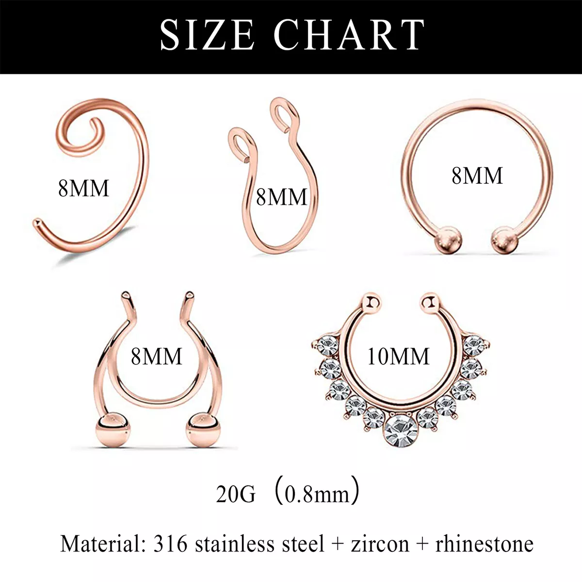 How to measure rhinestones? Stone size chart in mm, ss & pp