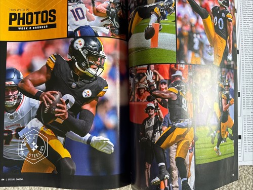 Pittsburgh Steelers vs. L. A. Chargers GameDay Program + Stat Sheet 09-22-2024 - Picture 3 of 4