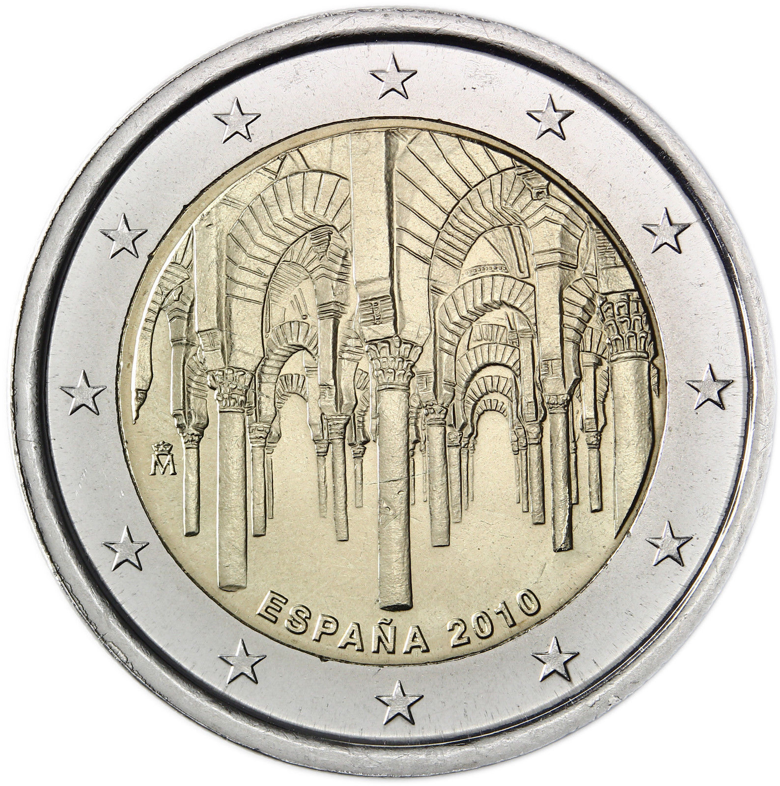 Spain 2 euro coin 2010 "Historic Centre of Cordoba" UNC