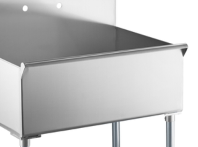 Regency 36" X 24" X 14" Stainless Steel Commercial Single Bowl Utility Sink - Freestanding