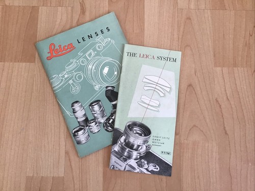 Leica Lenses Sales Brochures X2 - 1950's - Picture 10 of 10