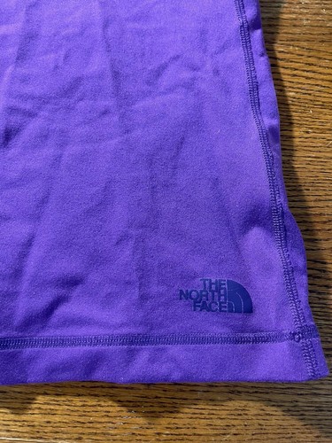 Women's purple The North Face Racerback nylon/elastane workout tank size M - Picture 2 of 7