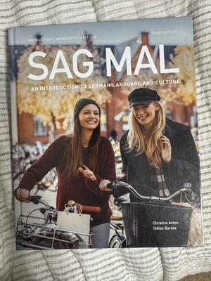 Sag Mal (3rd Edition) Instructor's Annotated Edition BOOK ONLY German Textbook 