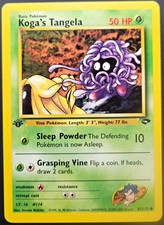 Koga's Tangela 81/132 Gym Challenge 1st Ed LP/MP on eBay
