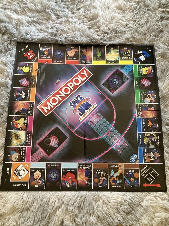 Space Jam A New Legacy LeBron James Monopoly Tune Squad Exclusive Board Game - Image 4 of 4