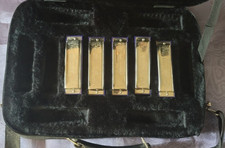 Johnson Blues King Harmonica Set - 5 Keys B, D, Db, E, F with Case