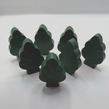 Wooden Train Track Trees Scenery Set Green Forest Brio Compatible