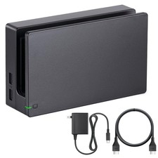 TV Dock Station for Switch - 3 in 1 Replacement TV Base Docking Station Set with