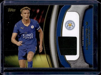 2015-16 Topps Premier Gold Football Fibers Relics #FF-AK - Andy King Leicester