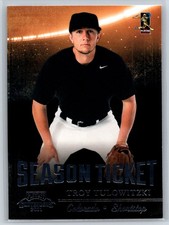 2011 Playoff Contenders Troy Tulowitzki Season Ticket Colorado Rockies #30