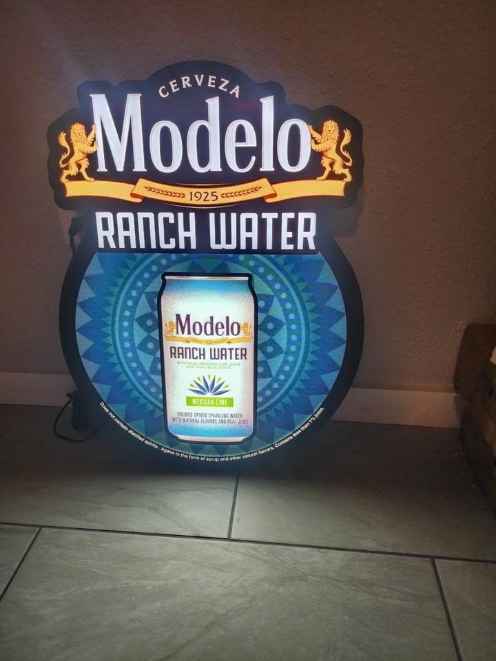 Modelo Cerveza Beer Mexican Ranch Water Animated LED Bar Sign | eBay