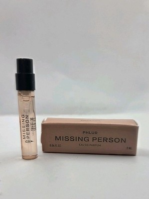 Phlur Missing Person Eau De Parfum Sample Spray 2ml New In Box