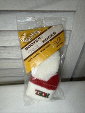 Gold Bug Adorables Baby Booties BOOTEE SOCKS 12-24 Months Noel Christmas VTG