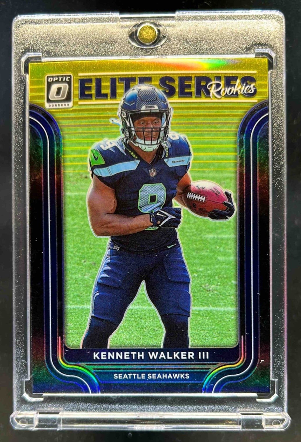 2022 Donruss Optic Kenneth Walker III The Elite Series Rookies Gold RC #6/10