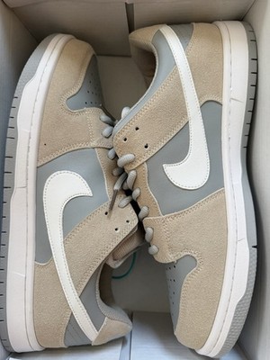 Nike Dunk Low SE Herren Sneaker beige/grau/weiß Low Top Schnürung EU 44