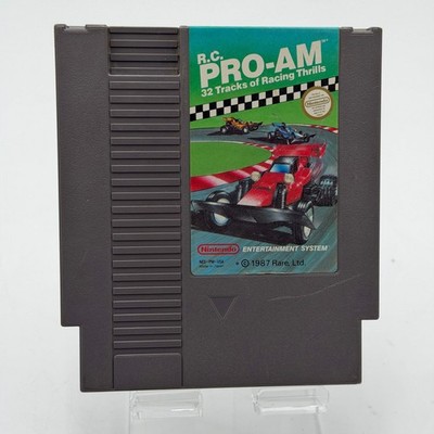 NES R.C. Pro-AM Video Game - Used - Works Great with Light Scratches
