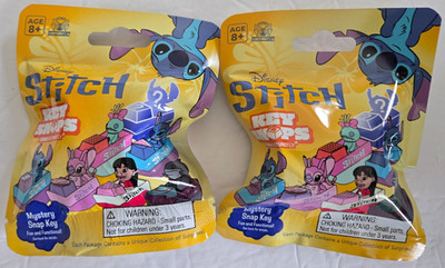 Disney Key Snaps CultureFly Lilo & Stitch Keychain Mystery Figure Lot Of 2 NEW