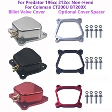 Billet Valve Cover For Predator 196cc 212cc Non-Hemi For Coleman CT200U BT200X