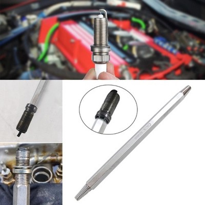 Manual Sparks Plug Extractor Tool Kit Double Size Compatibility Reverse Thread l