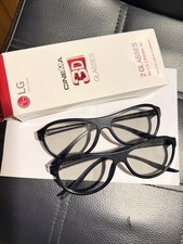 LG 3D Cinema Glasses 2 Pack - Original Packaging. Never Used.