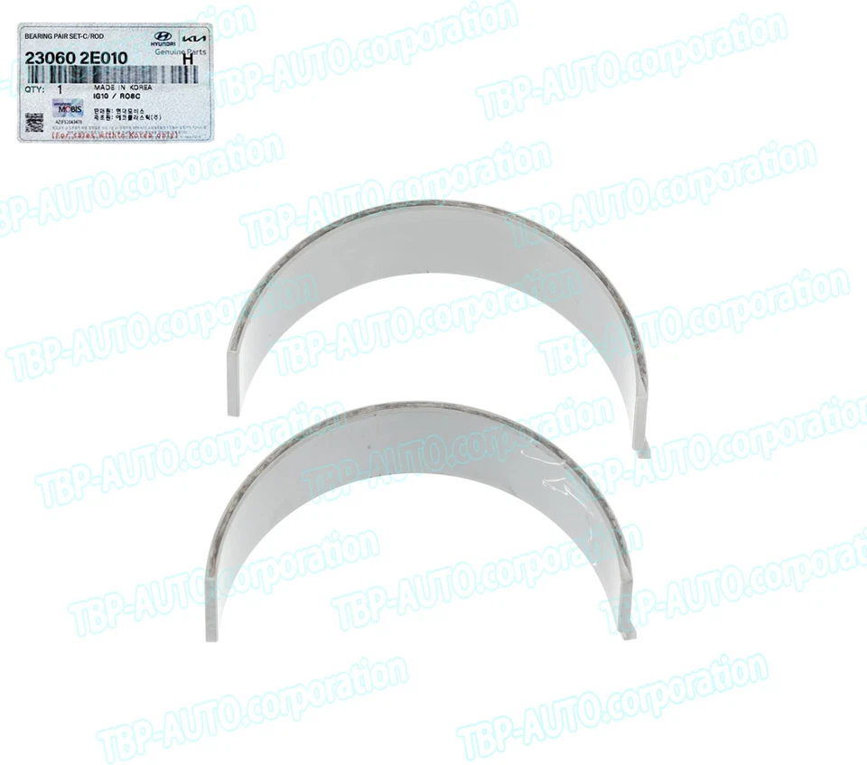 GENUINO ® Cojinete de varilla de conexión STD 2012-16 Hyundai Elantra Kia Soul 230602E010 Foto 3 de 4
