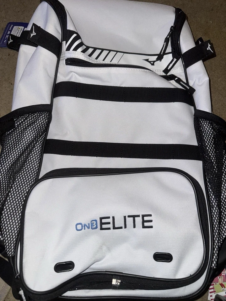 Органайзер Mizuno 23 рюкзак белый бейсбол софтбол спорт хранение - Изображение 3 из 3