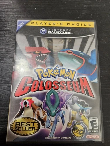 Pokemon Colosseum Player's Choice Nintendo GameCube 2004, Complete in Box Tested