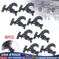 8Pcs Stage Par Light Clamp Hook Heavy Duty Truss Clamp Kit 330 LBS For 40-52mm.