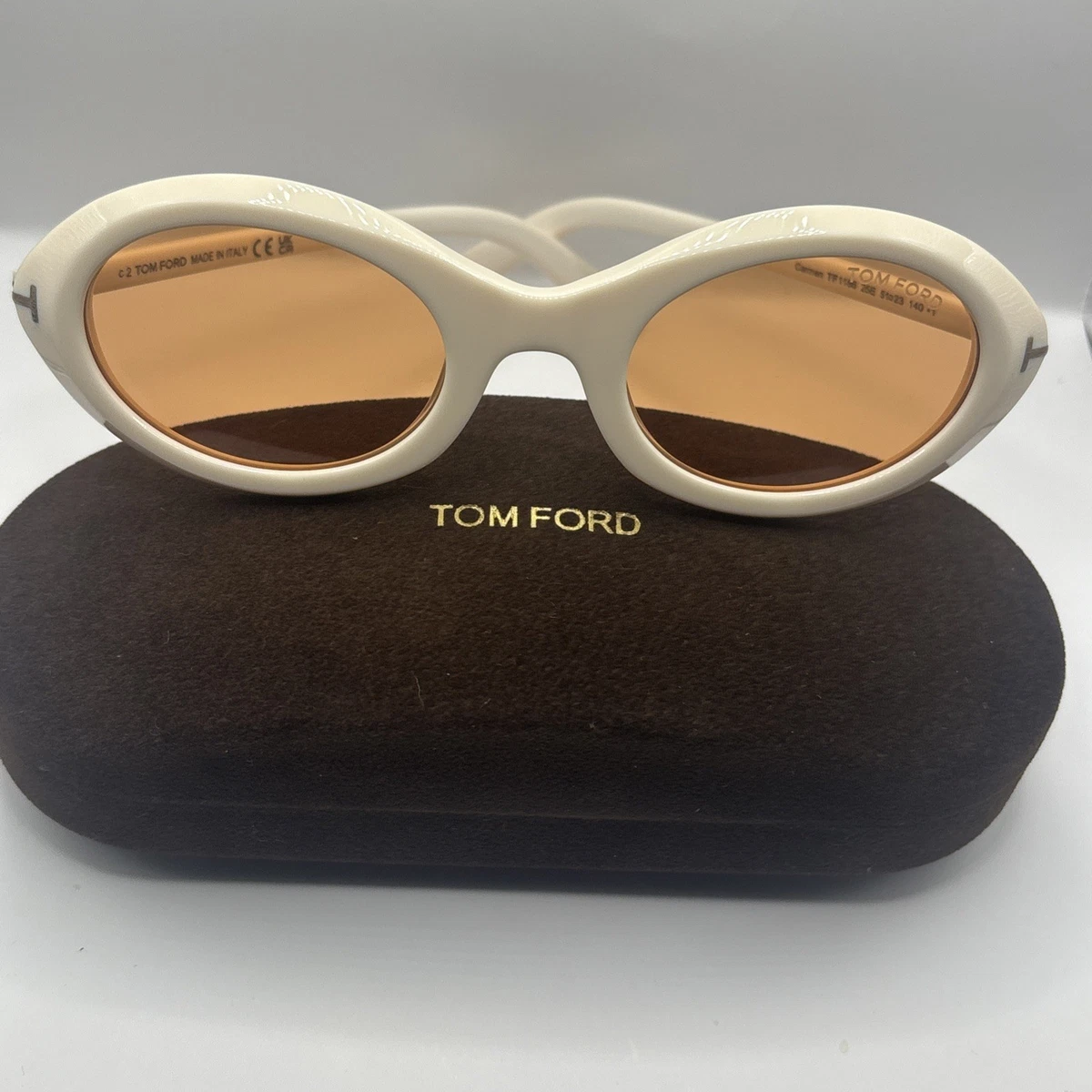 Tom Ford White Brown Sunglasses for Women for sale | eBay display picture 3