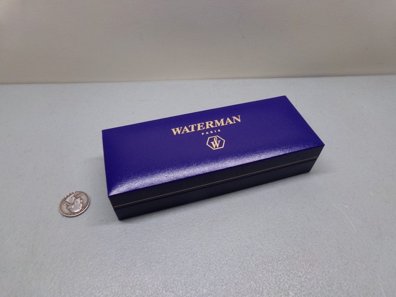 Vintage? Waterman Paris Pen Box Made in Thailand White Silk?