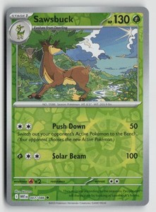 Sawsbuck 007/086 SV: White Flare Reverse Holo