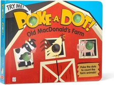 NEW Melissa and Doug Poke a Dot Old MacDonald's Farm Interactive Board Book Toy