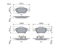 Kits de frein Daihatsu CHARADE