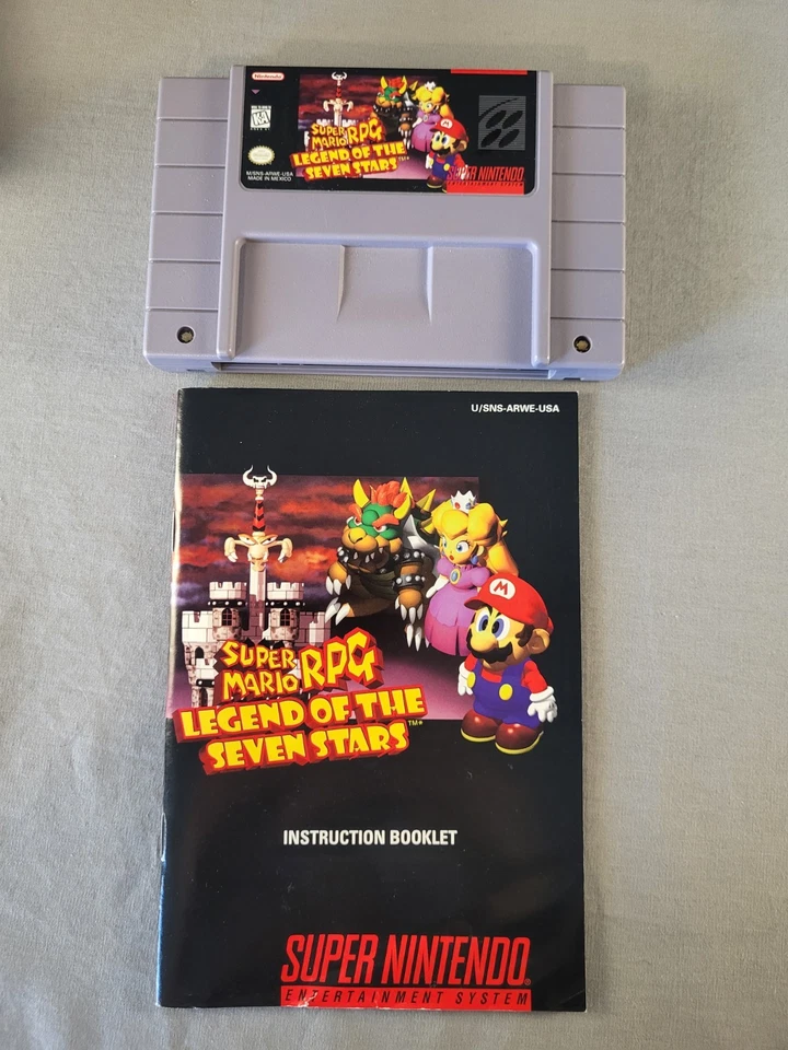 Super Mario RPG: Legend of the Seven Stars, SNES, Complete, Authentic! - Image 2 of 4