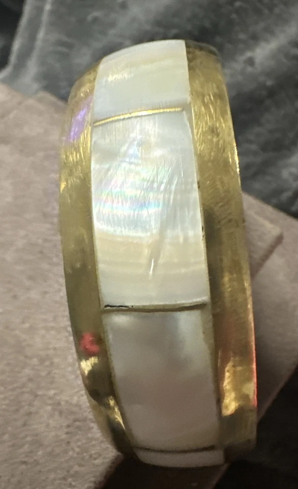 Pulsera de perlas de cobre/latón para mujer talla única Foto 3 de 4