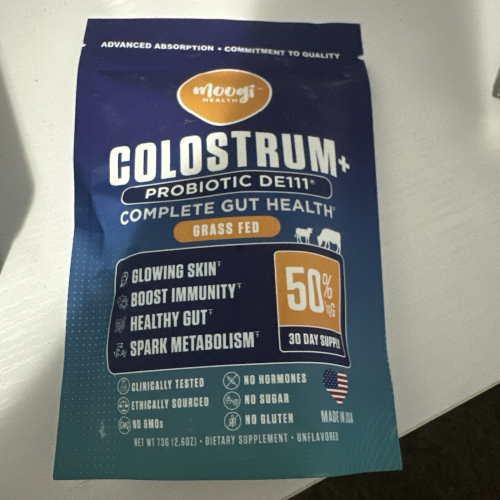 Colostrum Supplement Powder for Gut Health, Beauty, Hair Growth & Immune 01/27