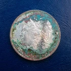 1884-O Morgan Silver Dollar, Uncirculated Details, Corroded, Old US Silver H11